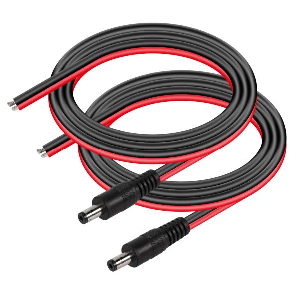 CERRXIAN DC5521電源ピグテールケーブル 14AWG 5.5 mm x 2.1 mm D...