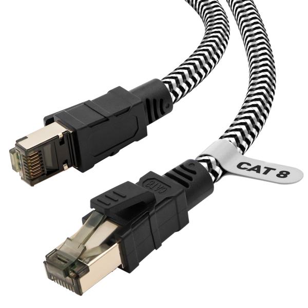 LANケーブル 10M CAT8 Soohut メッシュ LANケーブル カテゴリー8 高速40Gb...
