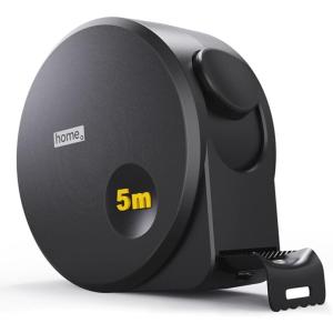 メジャー・巻尺 スチール製巻尺 仕様5mX19mm 文字が大きく目盛が見やすい 手切りを防ぐ 高精度 高硬度の工学用巻尺 防水性 耐摩耗性 耐落下性