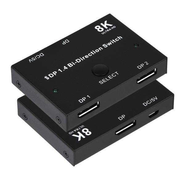 8K Displayport 切替器 DP 1.4 双方向 DP切替器 Displayport 切替...