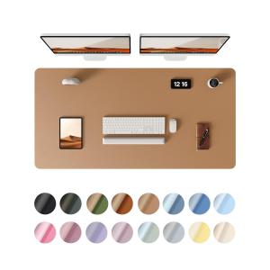 YSAGi レザー デスクパッド オフィス デスクマット マウス対応 大型マウスパッド ノンスリップPUレザー デスクブロッター ラップトップデスクパ