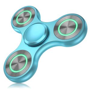 VOFOLEN ハンドスピナー 夜光 高級 ストレス解消 グッズ かっこいい メタル製 ハンドスピナー よく回る 4〜6分高速回転 静音 超耐久性 ハ