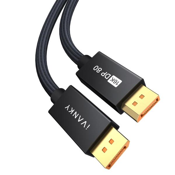 iVANKY 16K DPケーブルDisplayportケーブル 16K 80Gbps 2.1規格 ...
