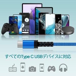 タイプc 充電ケーブル 0.3M 【3本セット...の詳細画像5