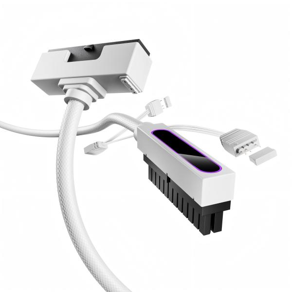 AsiaHorse Hydrus 24ピン PC用スリーブケーブル マザーボード用電源 延長ケーブル...