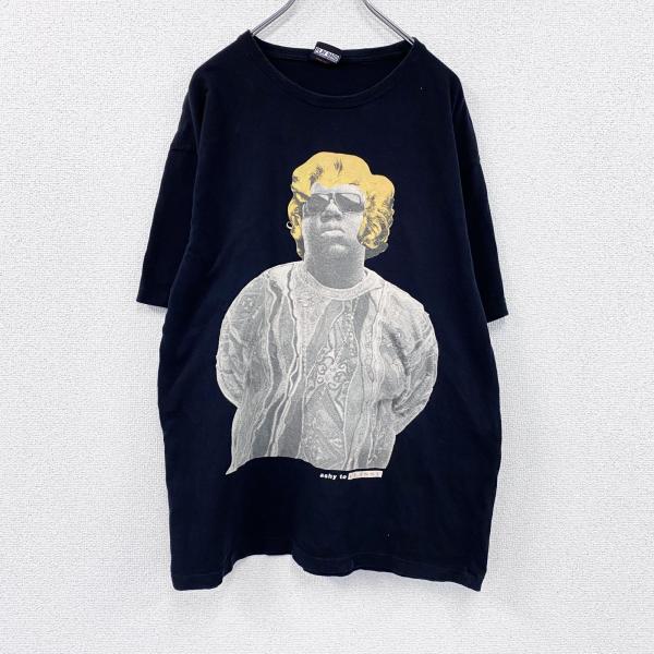 Notorious B.I.G.　ノートリアス・B.I.G　半袖プリントTシャツ　ラップT　ブラック...