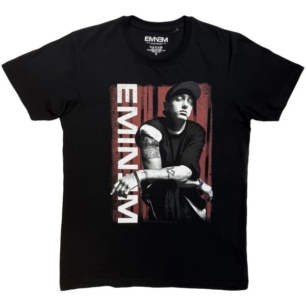 Eminem　エミネム　Lean　半袖フォトプリントTシャツ　ラップT　オフィシャル　黒　ブラック　...