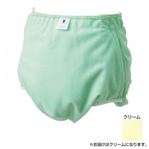 フットマーク　布おむつ対応　フリーカバー　M　クリーム　403903