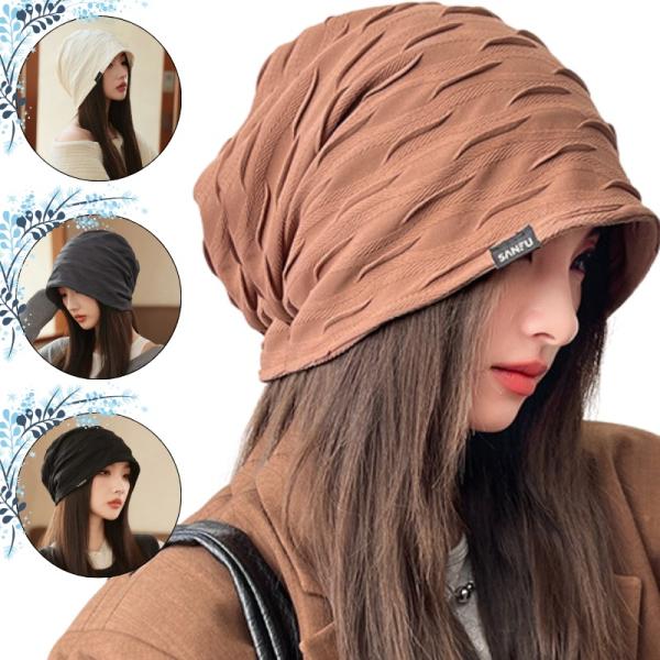 医療用おしゃれ帽子 ゆったり 外出 防寒 裏地付き 帽子 暖かい おしゃれ カジュアル ケア帽子 秋...