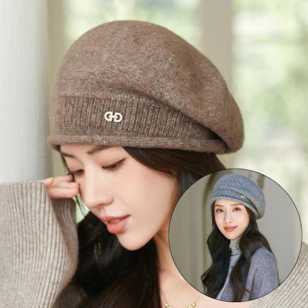 ニットベレー帽 冬 帽子 レディース 防寒 ゆったり あったか 暖かい 通勤 通学 旅行 女性 可愛...