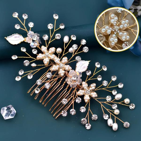 留袖 髪飾り パール 花 母親  かんざし 30代 50代 結婚式 和装 着物 黒留袖 振袖 ヘアー...