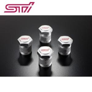 STI　バルブキャップセット　シルバー　ST28102ST030　SUBARU　WRX/レガシィ/X...