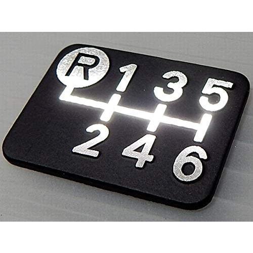 シフトパターンプレート ダイヤカット　左上リバース6MT車用　Tuningfan　SPP-K601　...