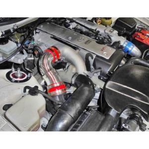 JZX100　BLITZ　サクションキット　インテークパイプ　レッド　マークII/チェイサー/クレス...