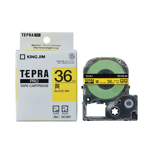 「テプラ」ＰＲＯ　ＳＲシリーズ専用テープカートリッジ　カラーラベル  SC36Y