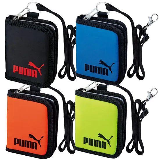 財布 2つ折り クツワ PUMA 2つ折りウォレット PM242 小学校 小学生 ストラップ 男の子...