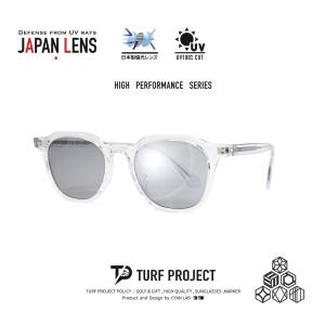 [ターフプロジェクト] Performanceサングラス(日本製偏光レンズ) /メンズ ゴルフ用 [クラウンパント TPPF-58275-4 CLEAR/LIGHT GREY］ CR-39光学レンズ