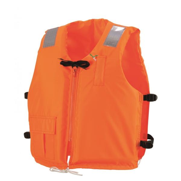桜マーク付 ライフジャケット 小型船舶用 Ｃ−３ オレンジ 救命胴衣 津波水害対策 防災