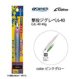 40g ピンクグロー GJL-40 撃投ジグレベル #10