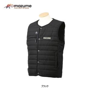 オレンジブルー ｍａｚｕｍｅ ヒーターベスト　MZFW-732  ブラック L 送料無料 [用品]｜turiguno-fishers