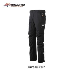 オレンジブルー ｍａｚｕｍｅ ヒーターウインドカットパンツ MZFW-733 ブラック M 送料無料 [用品]｜turiguno-fishers