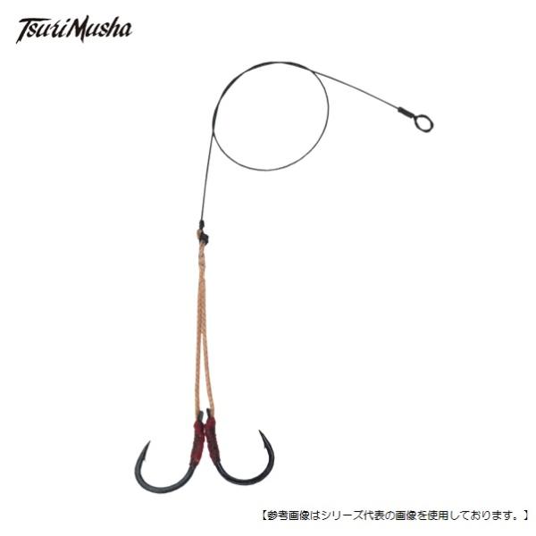 釣武者 ケプラーワイヤー2本鈎 13号 メール便配送可 [用品1]