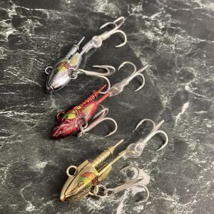 メタルバイブ ジグヘッド ワーム 21g 2個...の詳細画像4