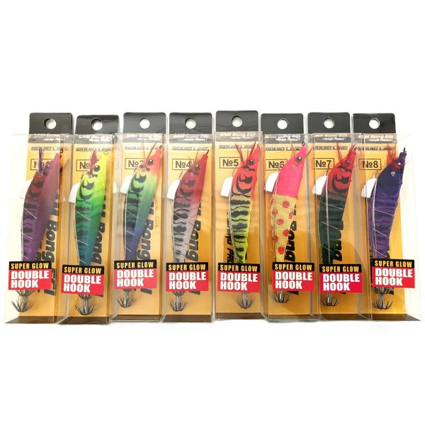 特価 マルシン漁具 エサ巻スッテ 2本針 大