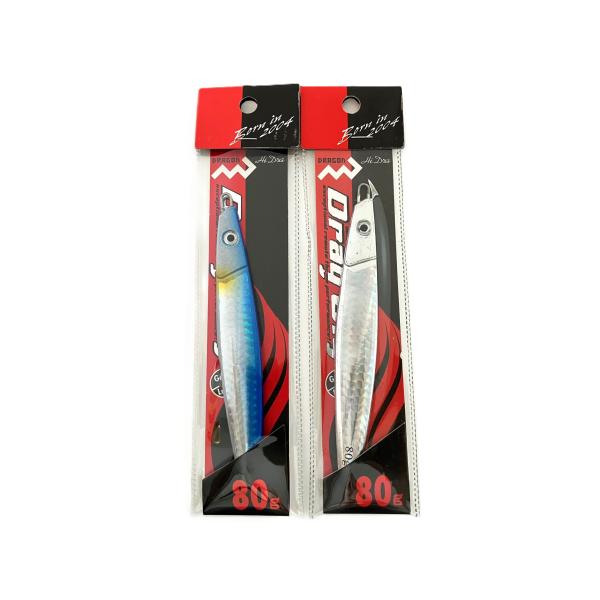 特価 マルシン漁具 80g ドラッグジグ 80g メタルジグ