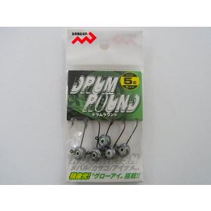 マルシン漁具 ジグヘッド ドラムラウンド（5個入）