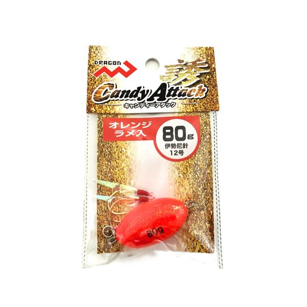 特価 マルシン漁具 80g キャンディーアタック 80g オレンジラメ