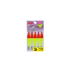 マルシン漁具 3号 徳用ウキスッテ 5本入 3号の詳細画像5