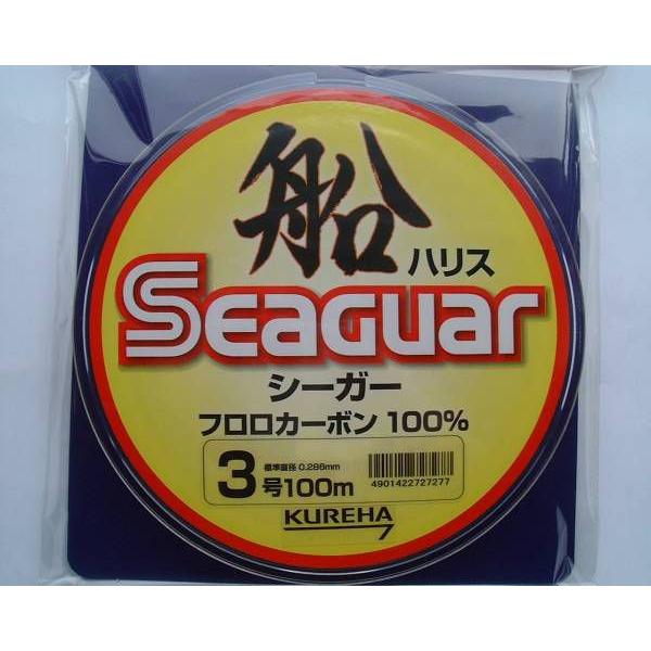 クレハ 3号 100m シーガー 船ハリス 3号 100m フロロカーボン