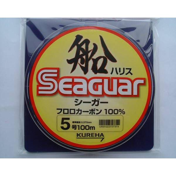 クレハ 5号 100m シーガー 船ハリス 5号 100m フロロカーボン