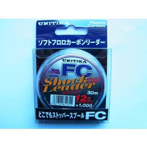 特価 ユニチカ 30ｍ 12lb-3号 シルバースレッド ミニショックリーダーＦＣ 30ｍ 12lb-3号 フロロカーボン｜turikoubou