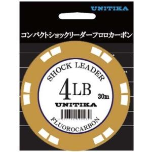 ユニチカ 30m 4lb コンパクトショックリーダー フロロカーボン 30m 4lb