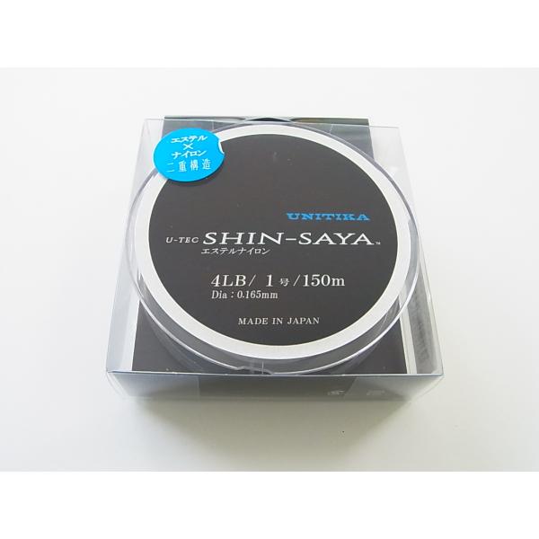ユニチカ 150m 4lb-1号 U-TEC SHIN-SAYA(エステル×ナイロン) 150m 4...