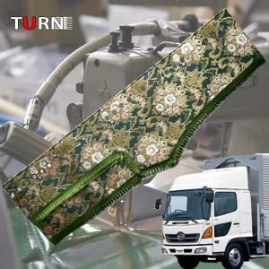 クオン 金華山はなかご トラックストップ ターン 縦柄 花かご フローラル ダッシュマット