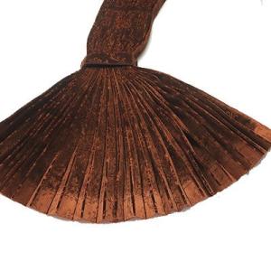 プリーツ仮眠カーテン 金華山 オスカー赤 裏地付 柄合わせ無し