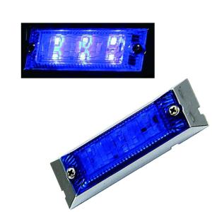 LED6 ウルトラフラットマーカーランプ DC24V ブルー ブルー 534591｜turn-wadayama