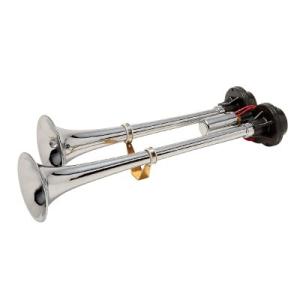 NIKKEN AIRHORN ロングヤンキー DC24V クローム DL460-24 サウンド 切り...