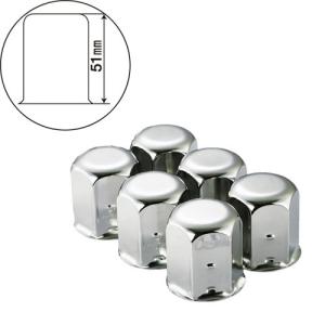 Pa-manステンレス製リア用ナットキャップ41mm（6個入り）CR41S