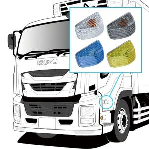 トラック用品 AS 小糸製バスウィンカー2連ステー付 L/R 爆買