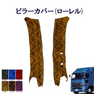 グランドプロフィア用 ピラーカバー セット 新格子 レッド : トラック