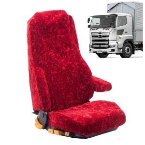 トラック 雅 いすゞギガ用チンチラシートカバーレッド運転席