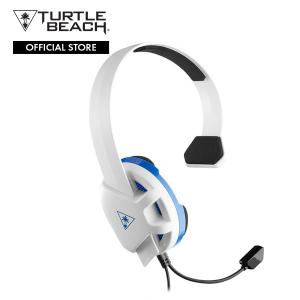 Turtle Beach タートルビーチ Recon Chat ホワイト PS4 Pro PS4 PS5向けヘッドセット 片耳 ボイスチャット 在宅勤務 国内正規品 TBS-3346-01