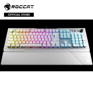 キーボード ゲーミング ROCCAT ロキャット Vulcan 122 AIMO メカニカルゲーミングキーボード 日本語配列 静音 リニア 赤軸相当 ホワイト ROC-12-956-RD