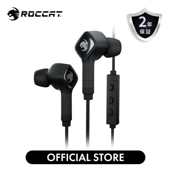 ROCCAT ロキャット Syn Buds Core 有線 3.5mm ゲーミングイヤホン 国内正規...