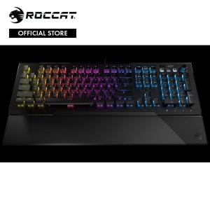 ROCCAT ロキャット Vulcan 121 AIMO RGB メカニカルゲーミングキーボード US 英語配列モデル 静音 リニア  ドイツデザイン ROC-12-671-RD