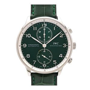 IWC ポルトギーゼ クロノグラフ ボリス・ベッカー IW371430 自動巻き ステンレススティー...